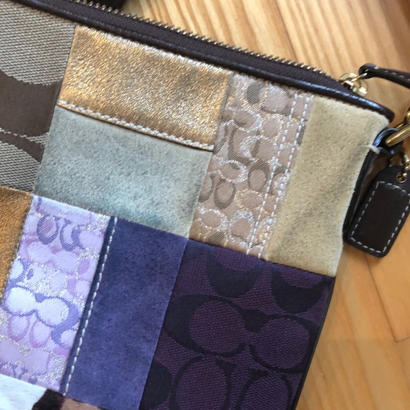 Coach Patchwork Cross Body Bag Purse - Picture 3 of 8